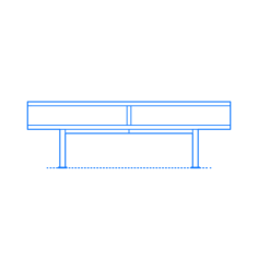Furniture Coffee Tables Ikea Tofteryd Coffee Table Outline Svg File, Free Vectors File